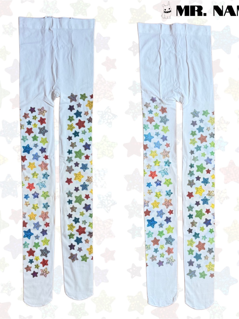 Star Sticker Tights - Picture 2 of 6